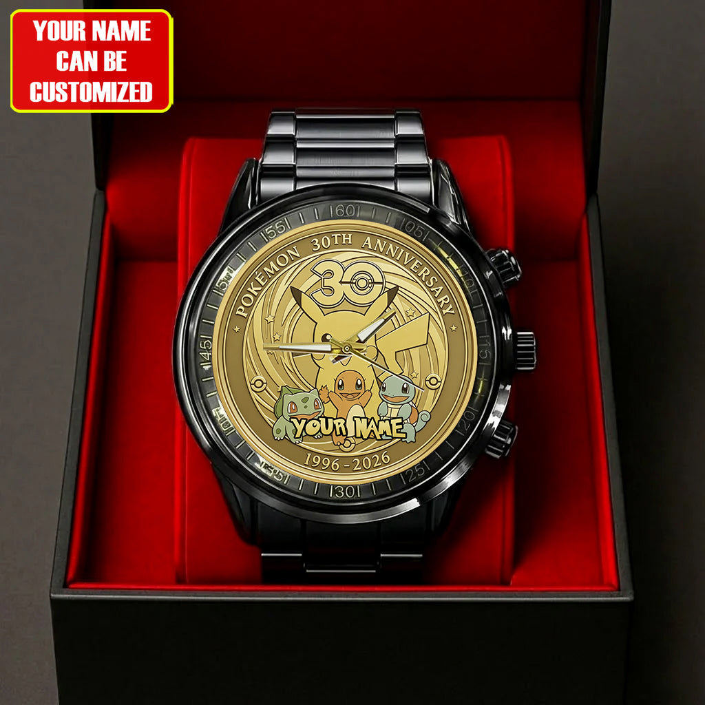 Monster Trainer Personalized Watch – 30th Anniversary Pocket Creature Custom Watch