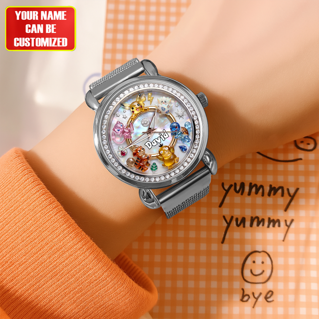 Cute Monster - Personalized Monster Trainer Women Hand Watch
