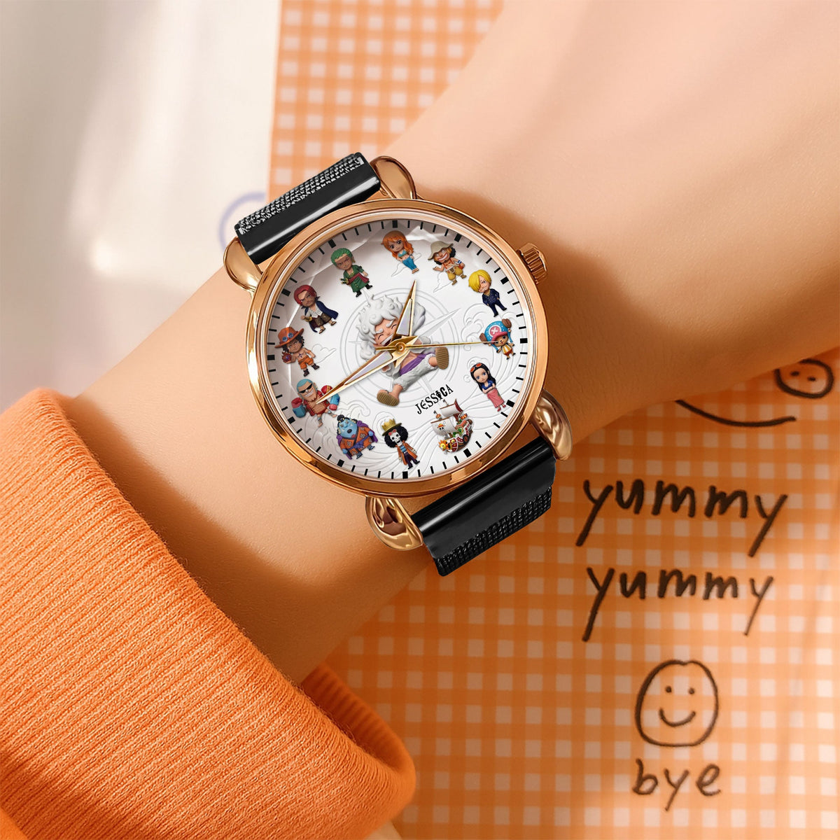 Sea Adventure - Personalized Pirate Anime Women Hand Watch