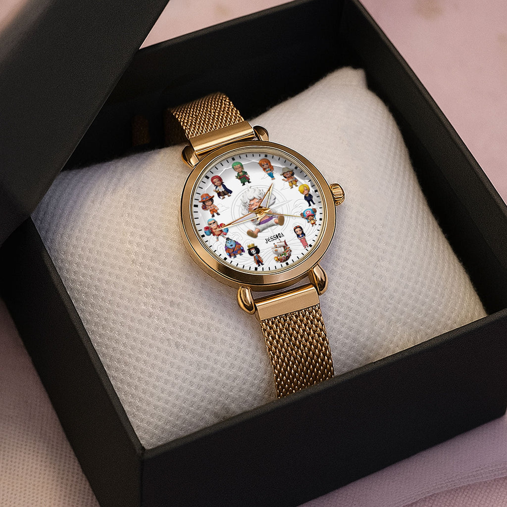 Sea Adventure - Personalized Pirate Anime Women Hand Watch