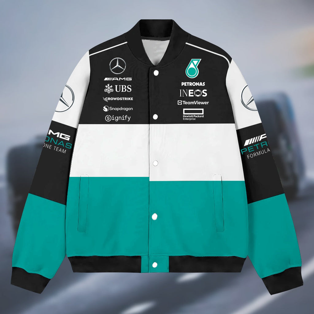 Merc Amg Petronas - Personalized Racing Varsity Jacket