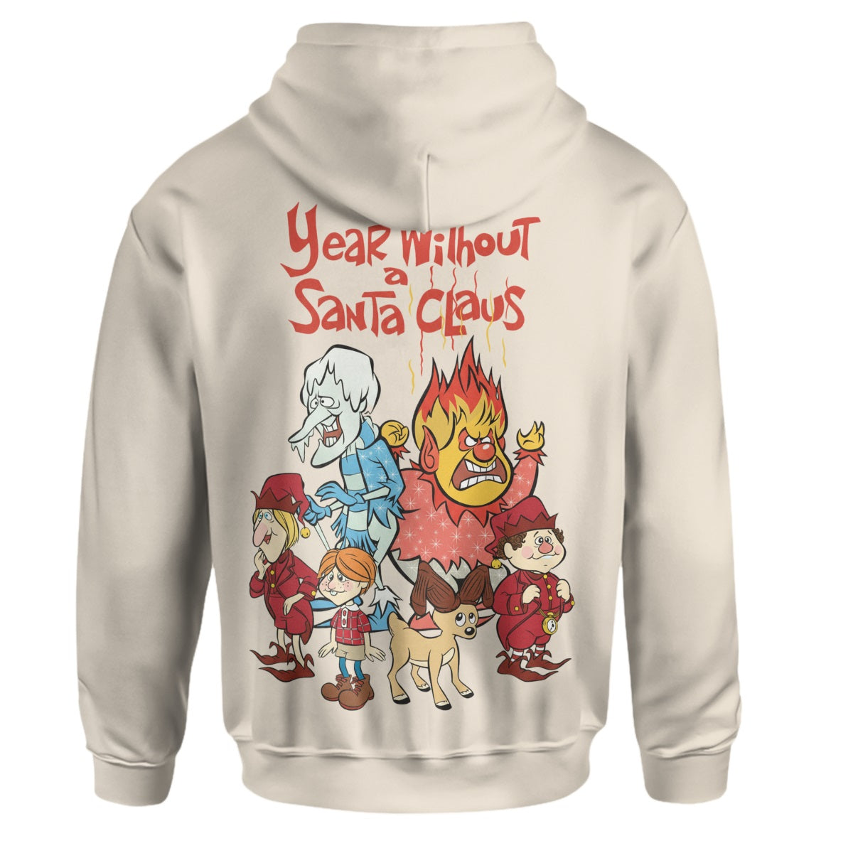 Christmas Fire And Ice Character - Personalized Fire And Ice All Over Shirt