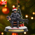 Funny Masked Heroes - Couple Ornament - Personalized Christmas Gifts
