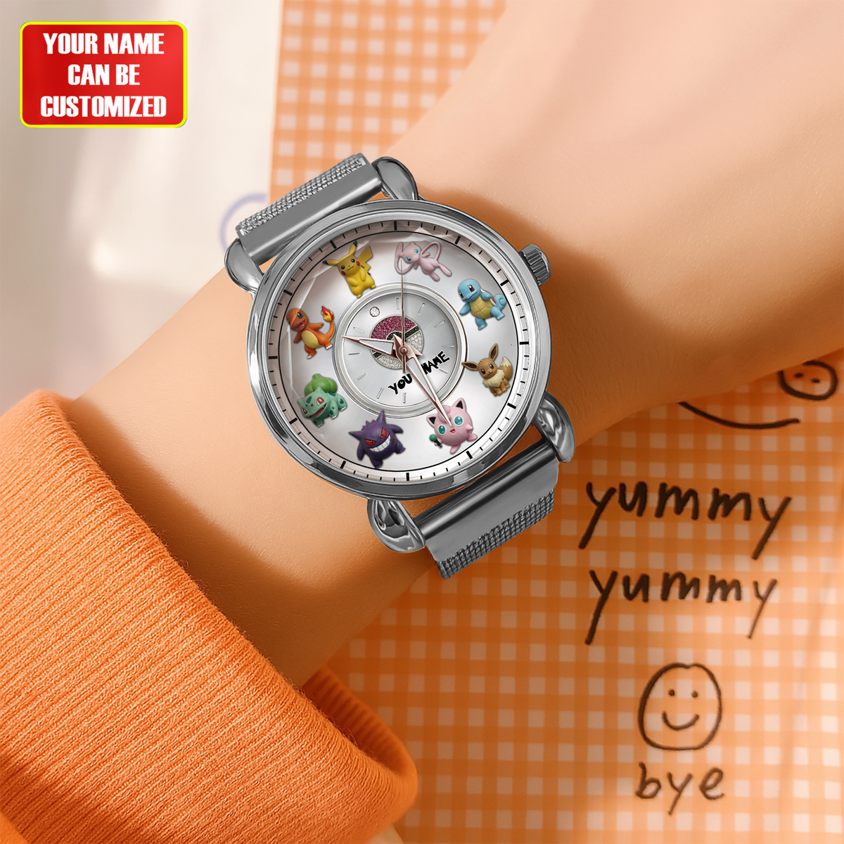 Cute Monster - Personalized Monster Trainer Women Hand Watch