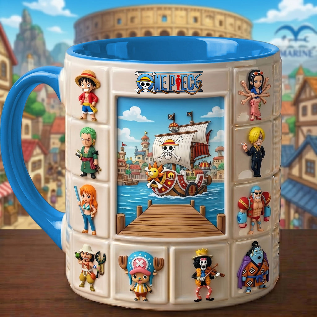 Pirate Crew V2 - Personalized Pirate Anime/ Mange Accent Mug