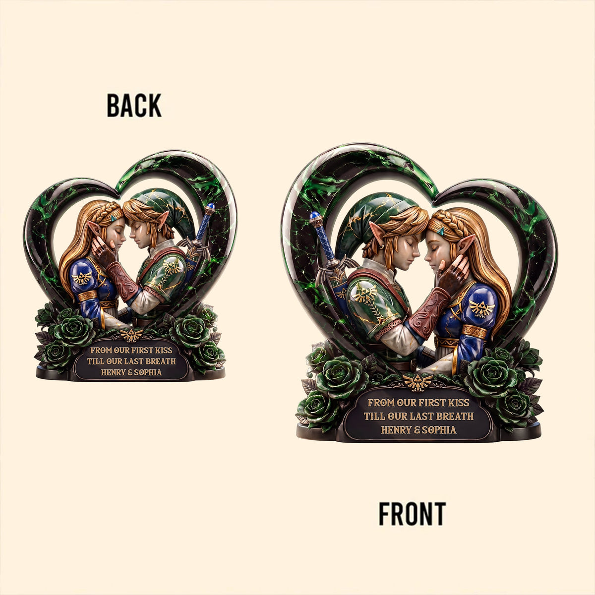 Fantasy Love Acrylic Plaque - Personalized Gifts For Couple
