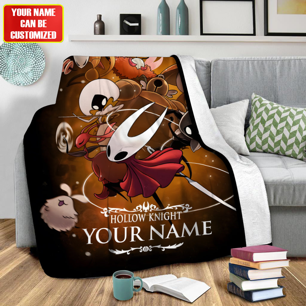 Personalized Dark Bug Kingdom Blanket – Custom Name Fantasy Gaming Gift