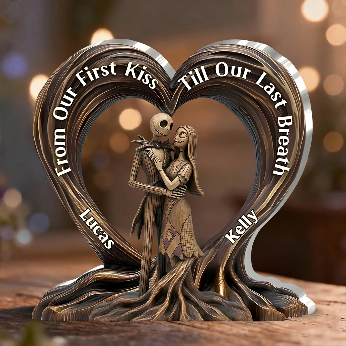 From Our First Kiss 1 - Personalized Nightmare Custom Shaped Acrylic Plaque