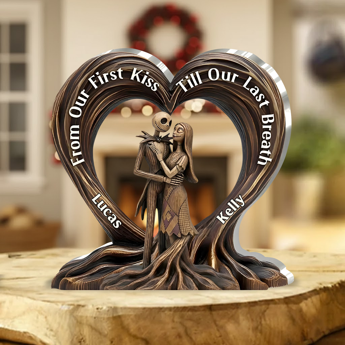 From Our First Kiss 1 - Personalized Nightmare Custom Shaped Acrylic Plaque