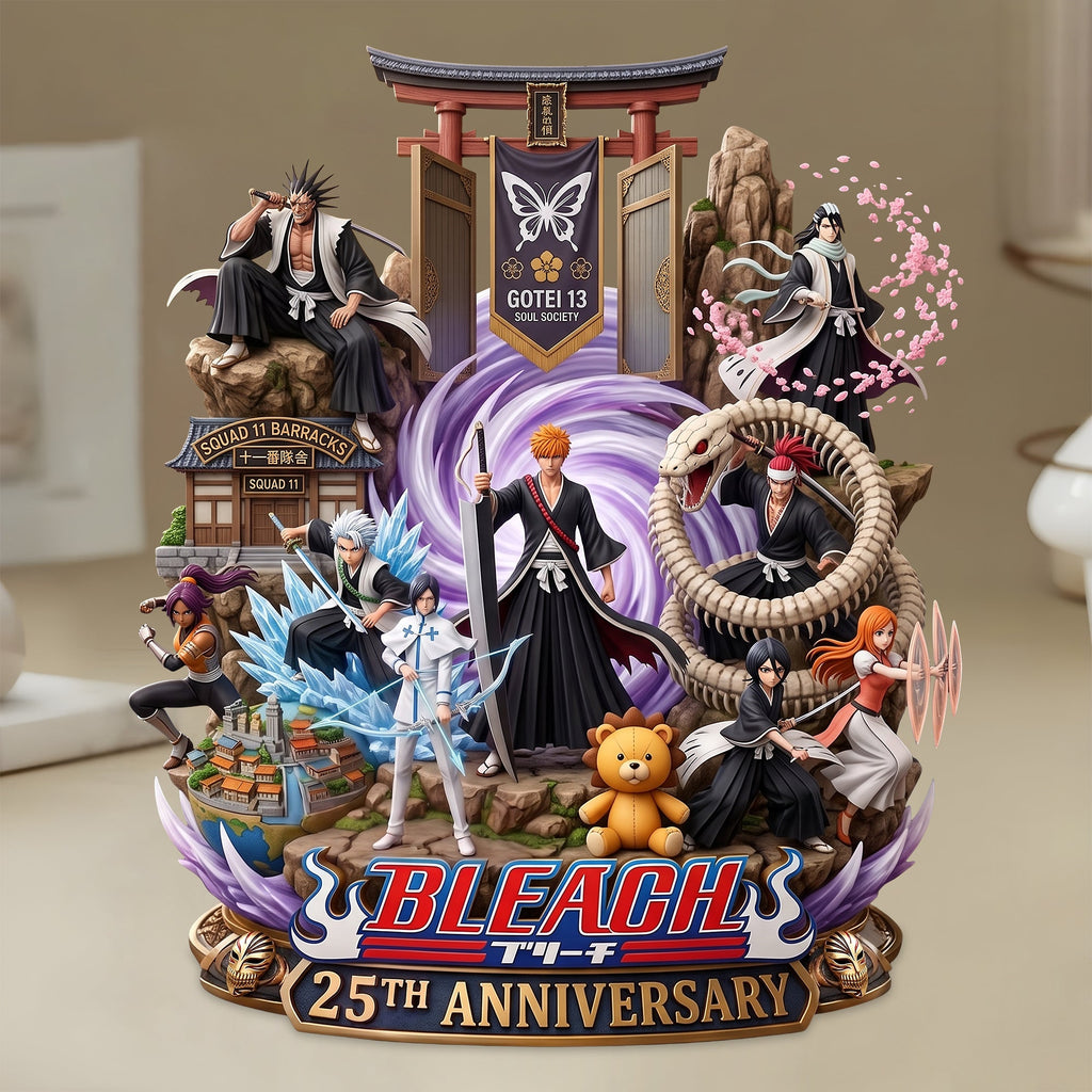 Soul Reaper Legends 25th Anniversary Acrylic Plaque – Anime Warrior Collector Gift
