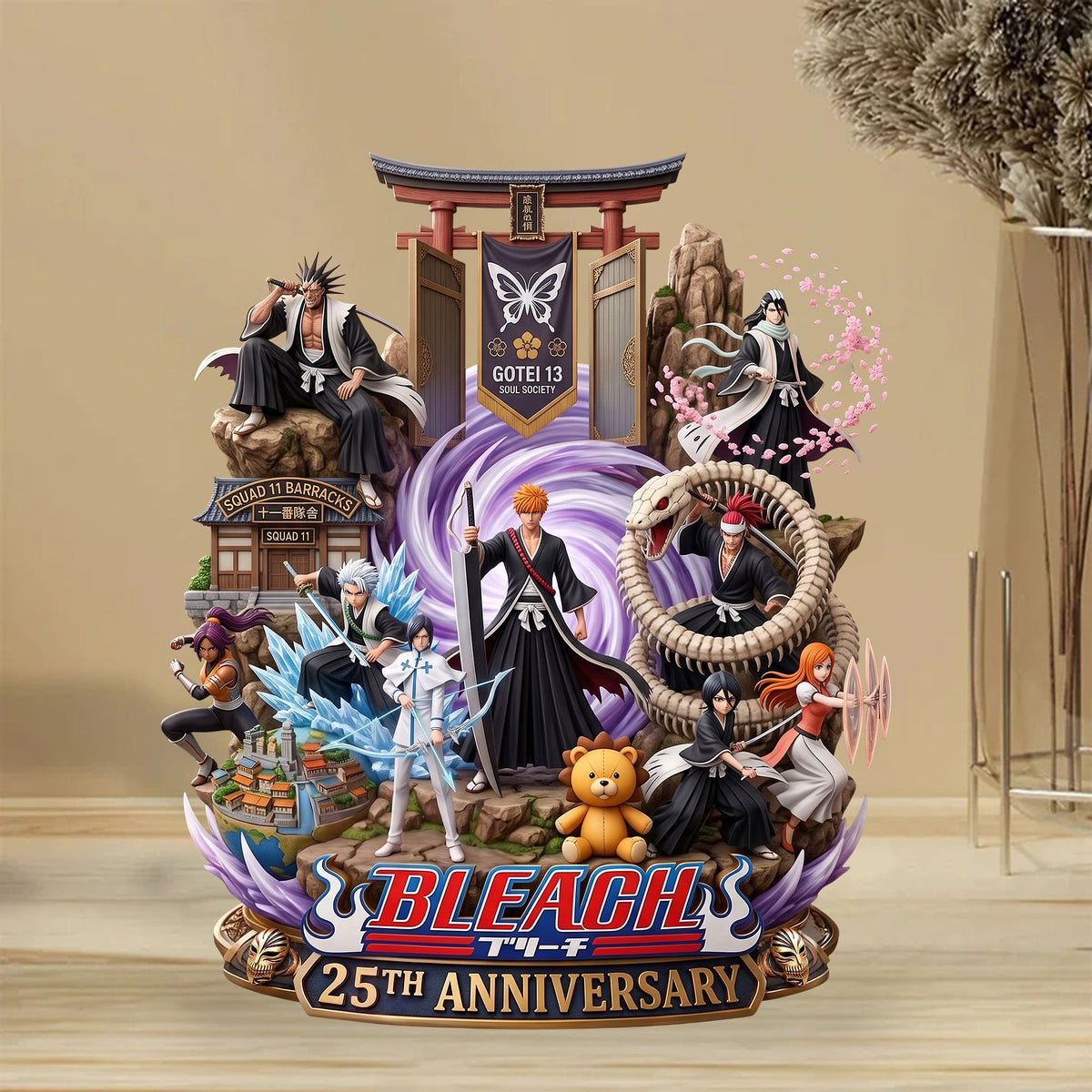 Soul Reaper Legends 25th Anniversary Acrylic Plaque – Anime Warrior Collector Gift