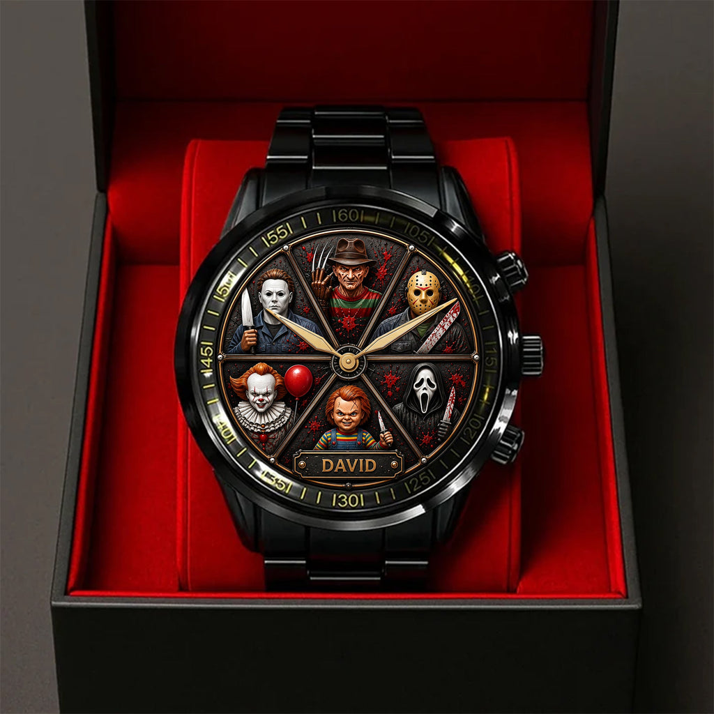 Horror Characters Watch, Personalized Gifts For Horror Movie Fans