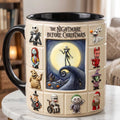 Gothic Pumpkin King & Friends Mug – Spooky Holiday Character Coffee Cup
