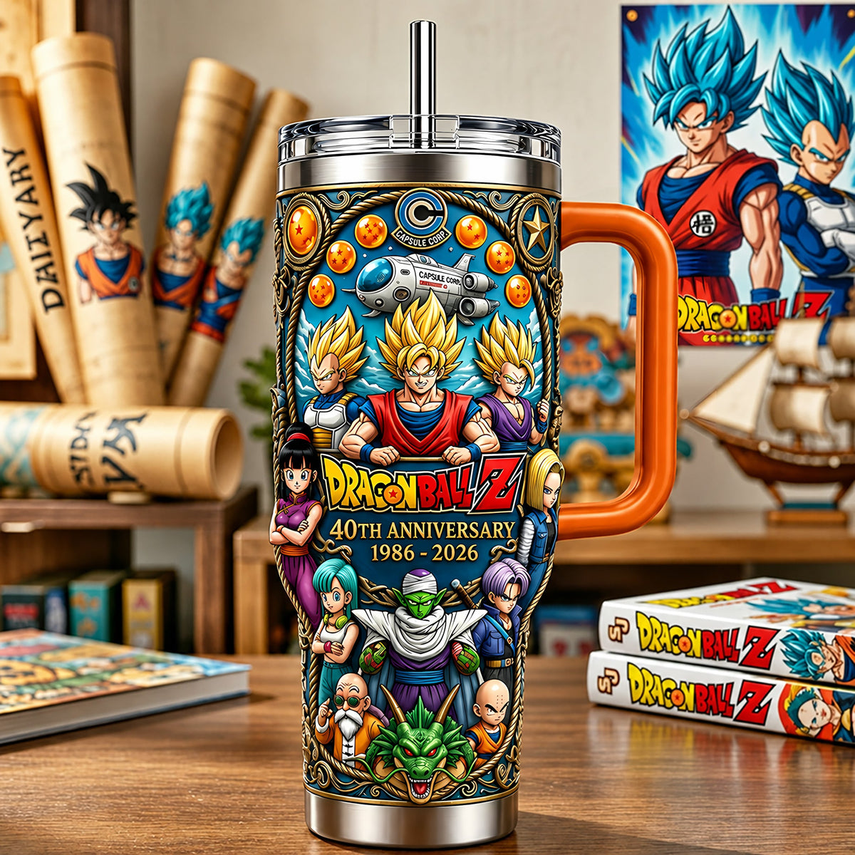 Anime Fighter - Personalized Seven Balls Insulated Tumbler