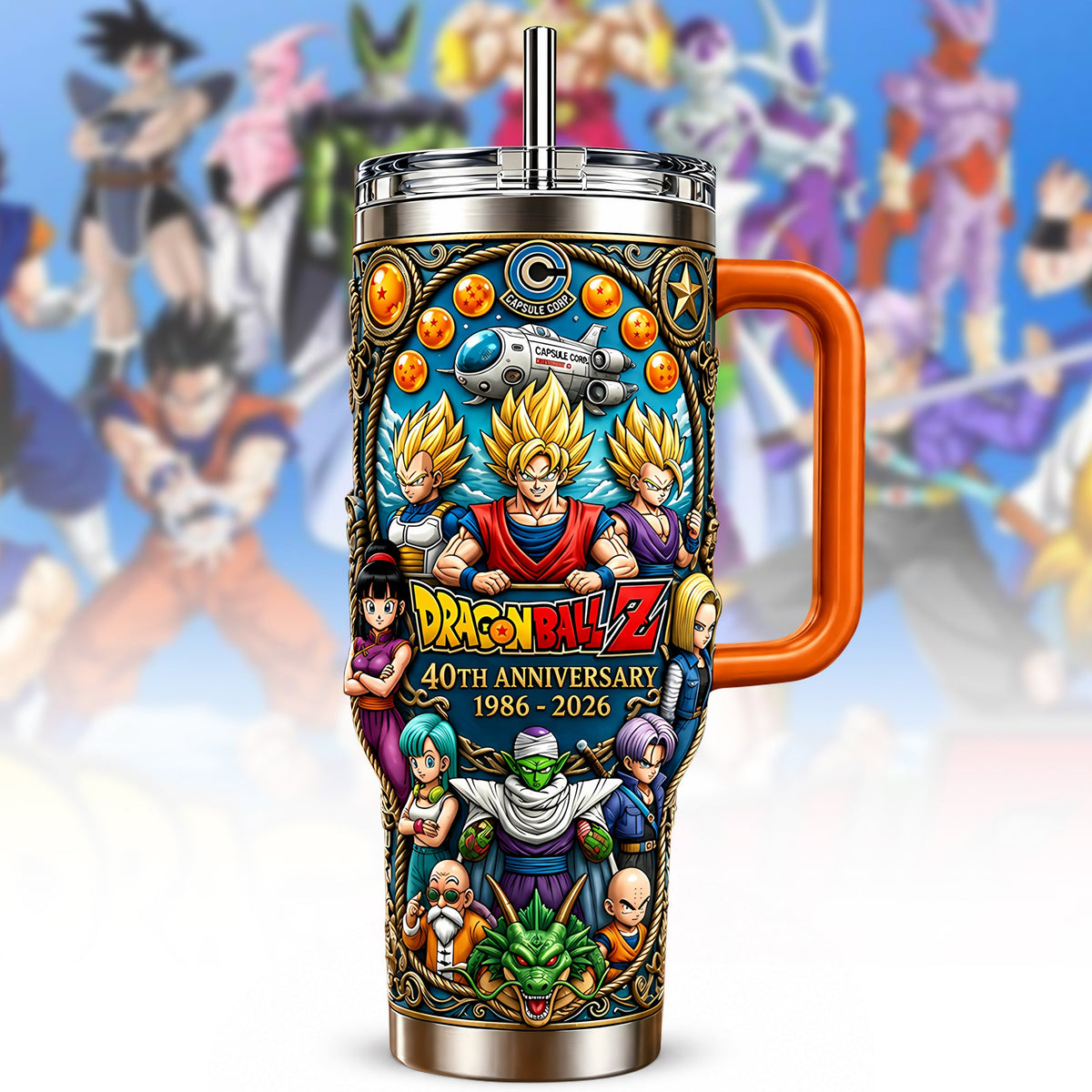 Anime Fighter - Personalized Seven Balls Insulated Tumbler