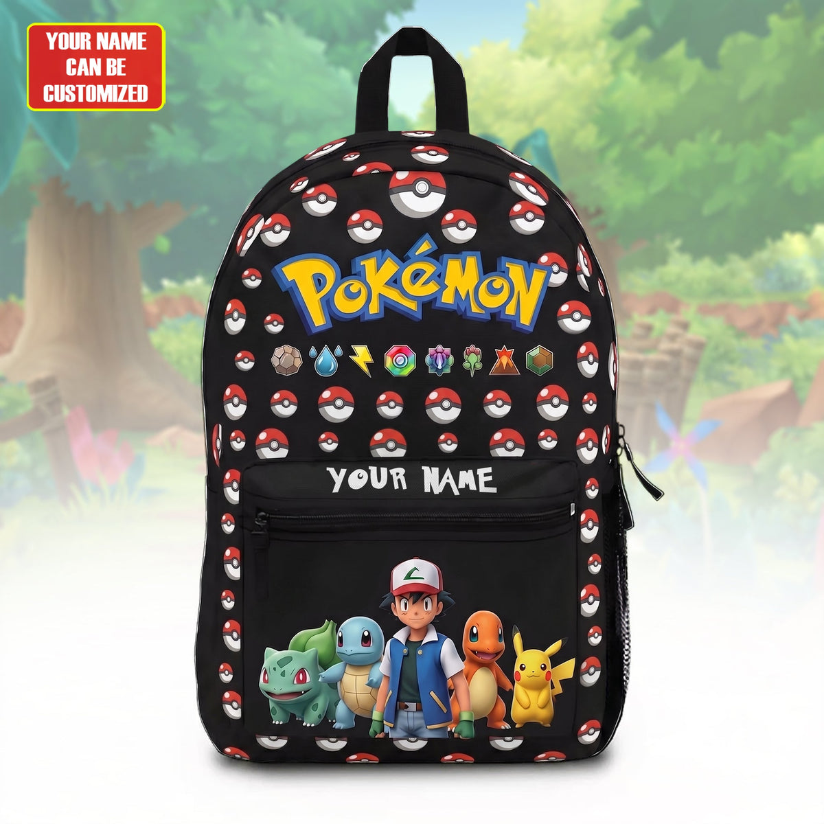 Cute Monster Squad - Personalized Kids Backpack