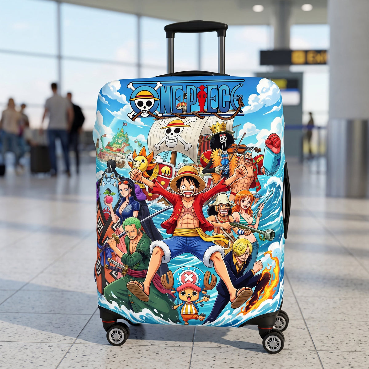 Personalized Grand Sea Treasure - Adventure Luggage Cover