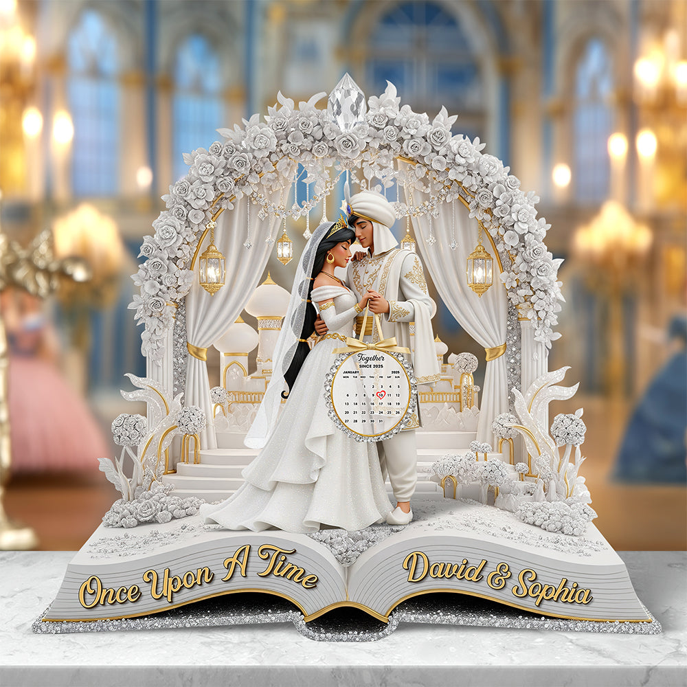 Royal Romance Acrylic Plaque - Personalized Gifts For Couple