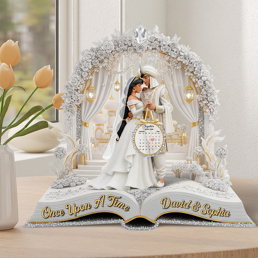 Royal Romance Acrylic Plaque - Personalized Gifts For Couple