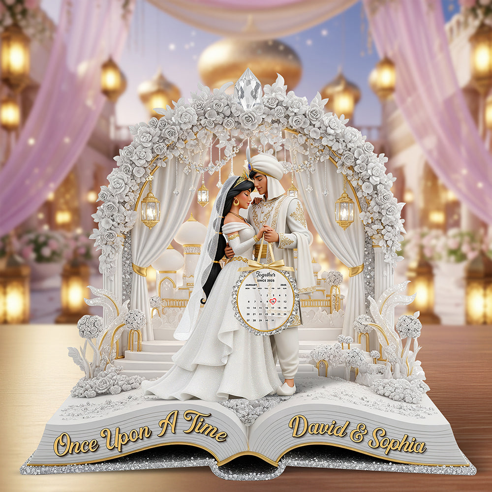 Royal Romance Acrylic Plaque - Personalized Gifts For Couple