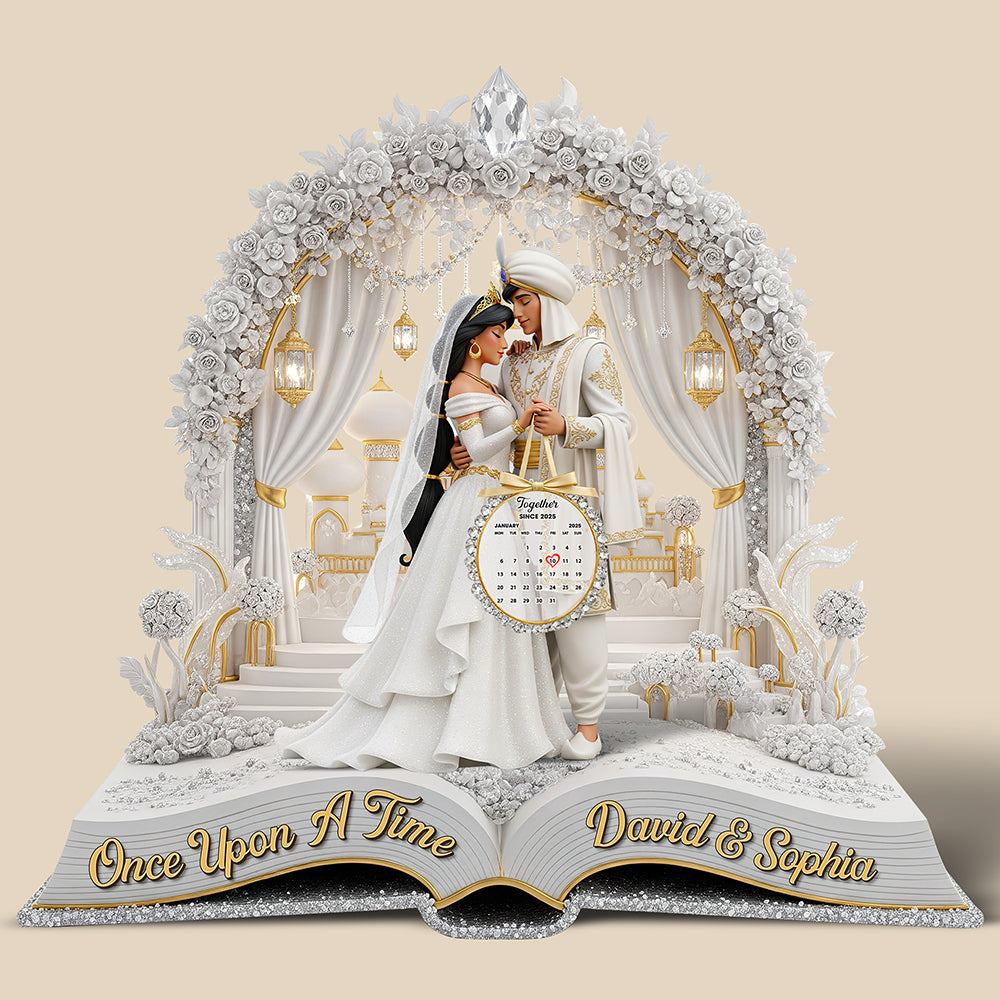 Royal Romance Acrylic Plaque - Personalized Gifts For Couple
