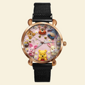 Personalized Christmas Gifts For Cartoon Lovers Mesh Strap Quartz Watch