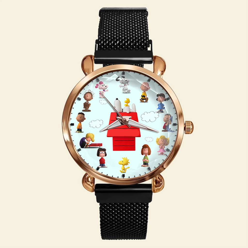 Cartoon Lover Mesh Strap Quartz Watch - Personalized Gifts For Fans