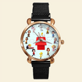 Cartoon Lover Mesh Strap Quartz Watch - Personalized Gifts For Fans