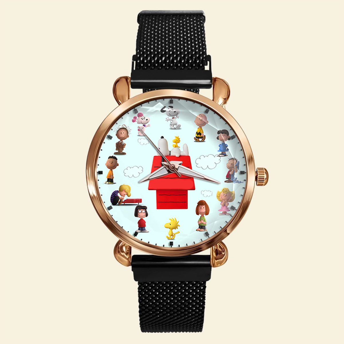 Cartoon Lover Mesh Strap Quartz Watch - Personalized Gifts For Fans