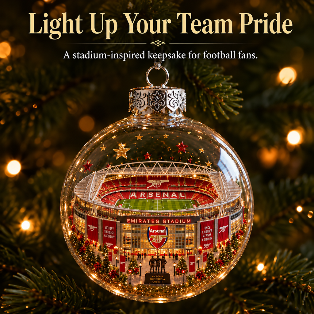 Arsenal Stadium Ornament - Personalized Christmas Gifts
