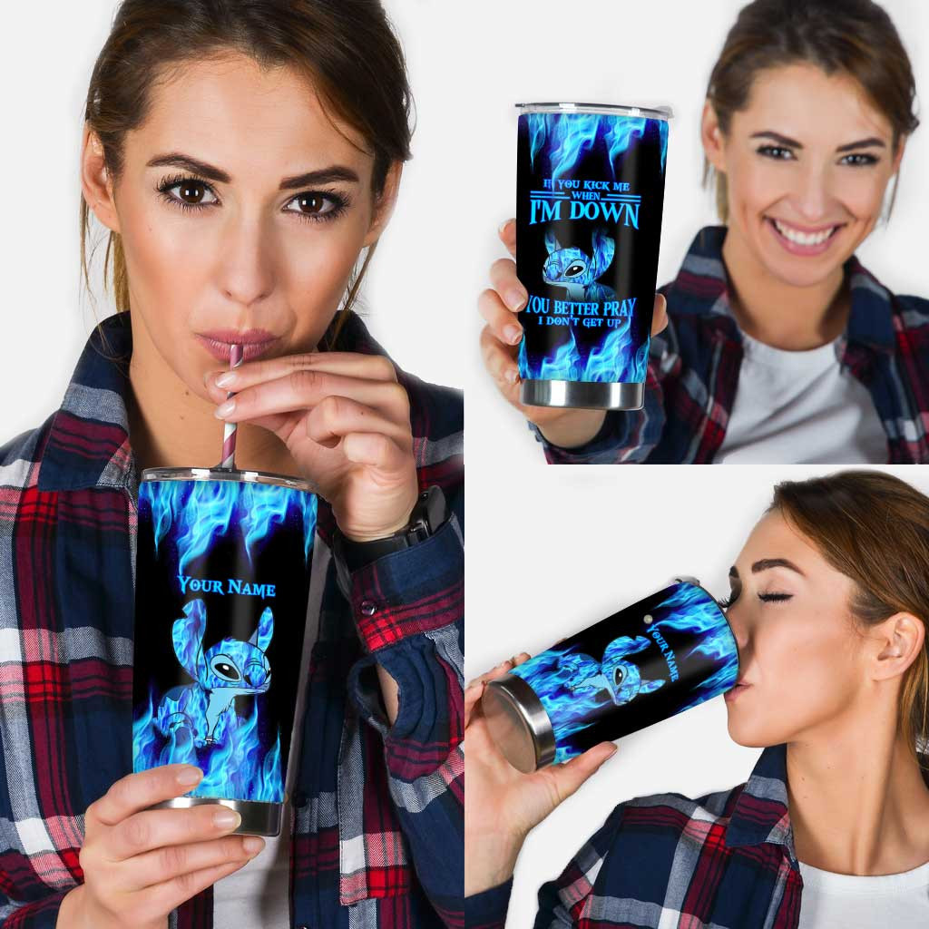 Blue Flame Ohana - Personalized Ohana Tumbler