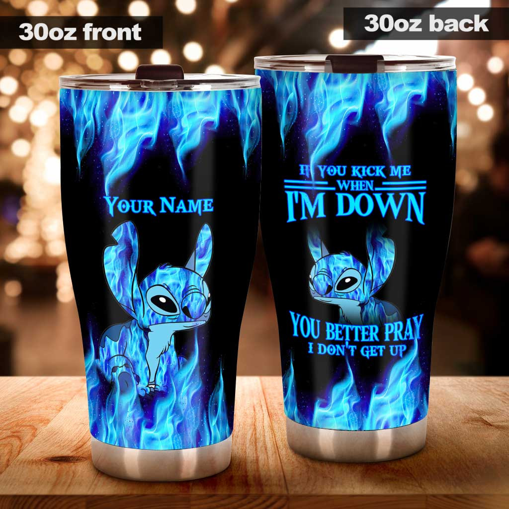 Blue Flame Ohana - Personalized Ohana Tumbler
