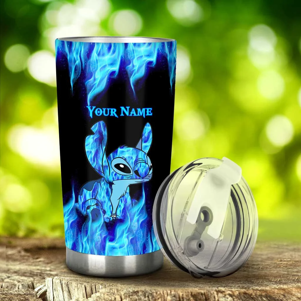 Blue Flame Ohana - Personalized Ohana Tumbler