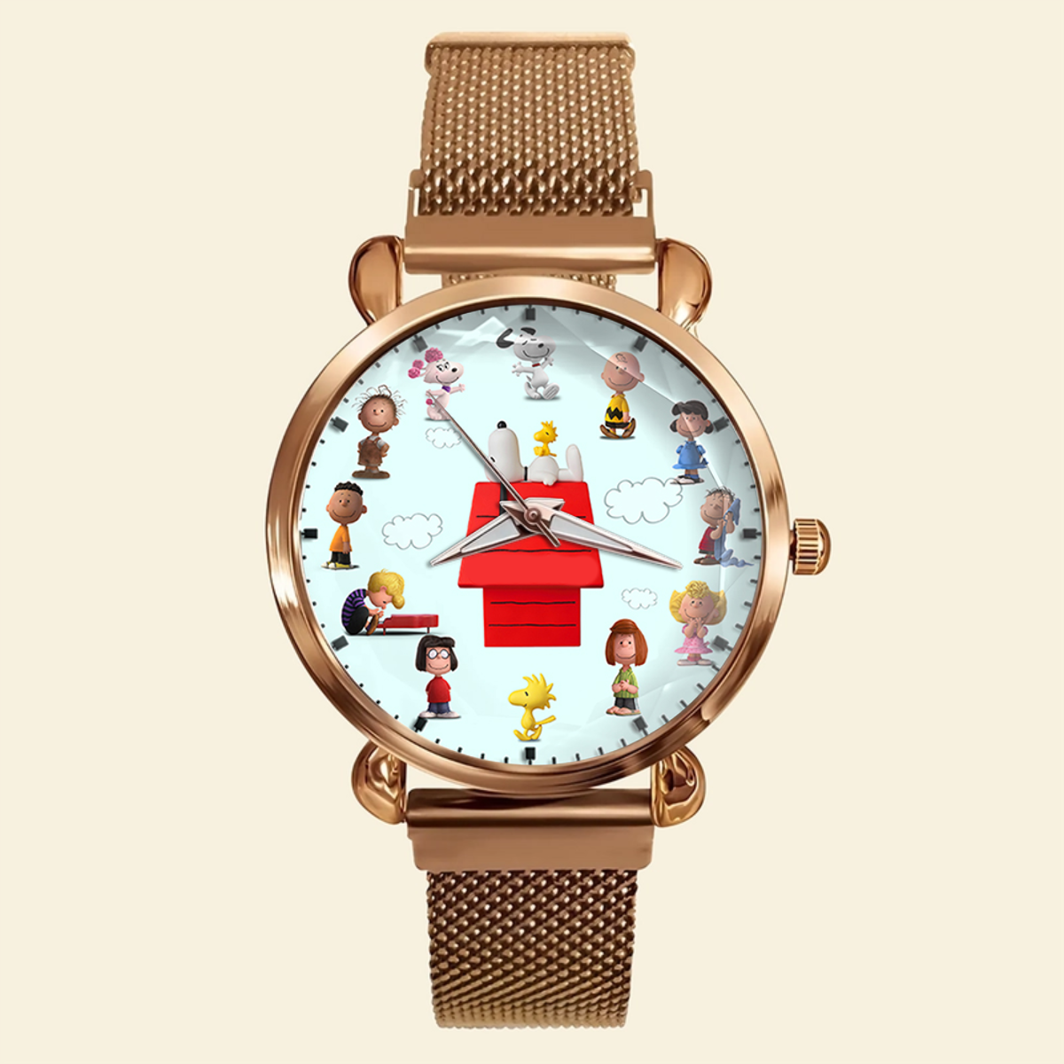 Cartoon Lover Mesh Strap Quartz Watch - Personalized Gifts For Fans