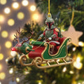 Santa of the Galaxy - Personalized Galaxy Custom Shaped Acrylic Ornament