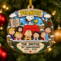 Classic Cartoon Friends Acrylic Ornament - Personalized Gifts For Christmas