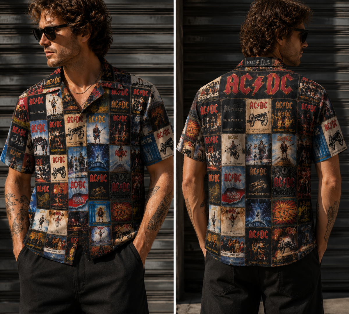 Rock Band V2 Album Cover Hawaii Shirt Beach Short