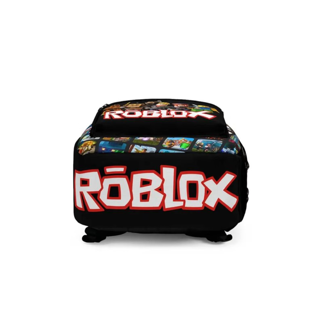 Block Game Backpack with Custom Name – Kids School Bag, Gamer Birthday Gift