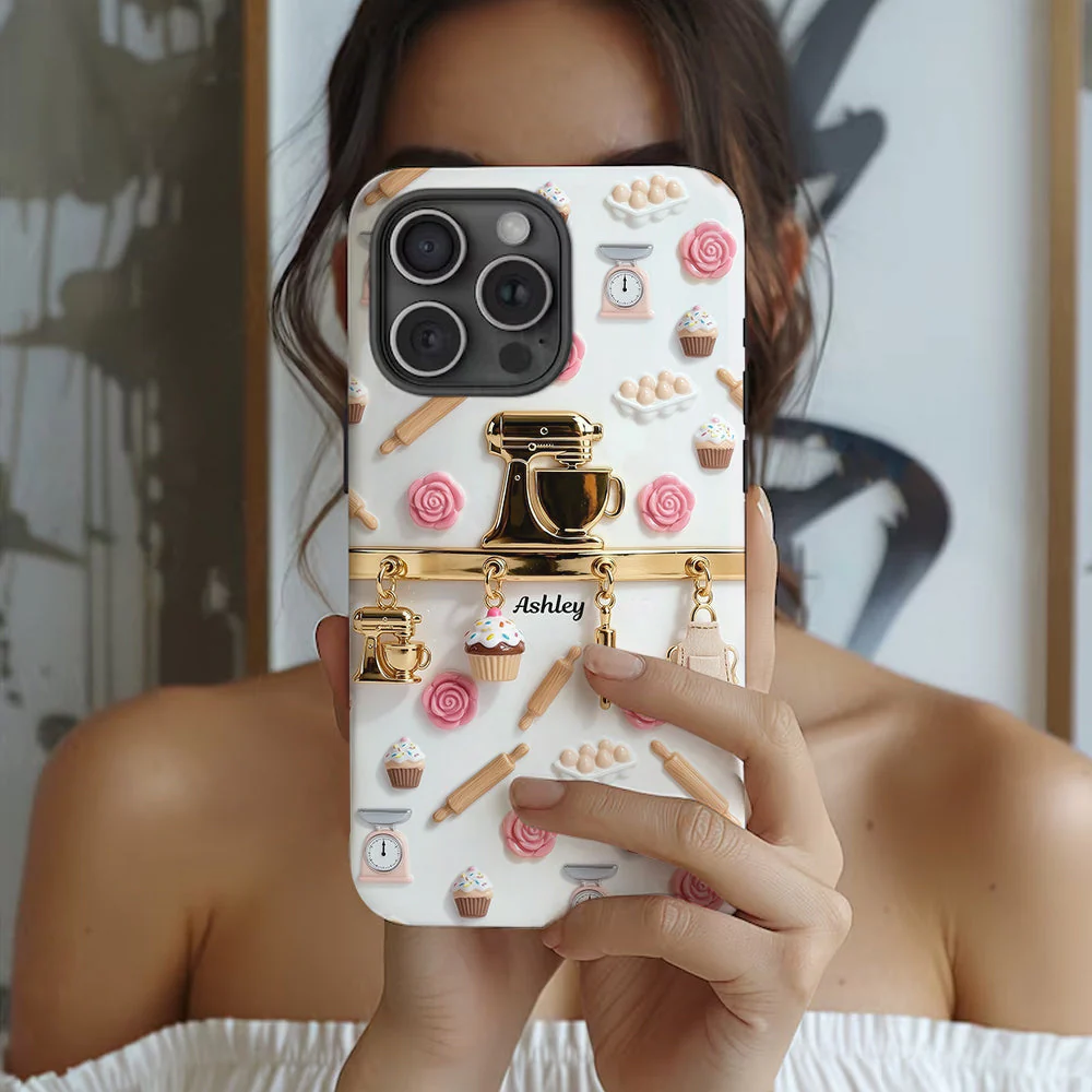 Baking Charms - Personalized Baking Full Print Phone Case