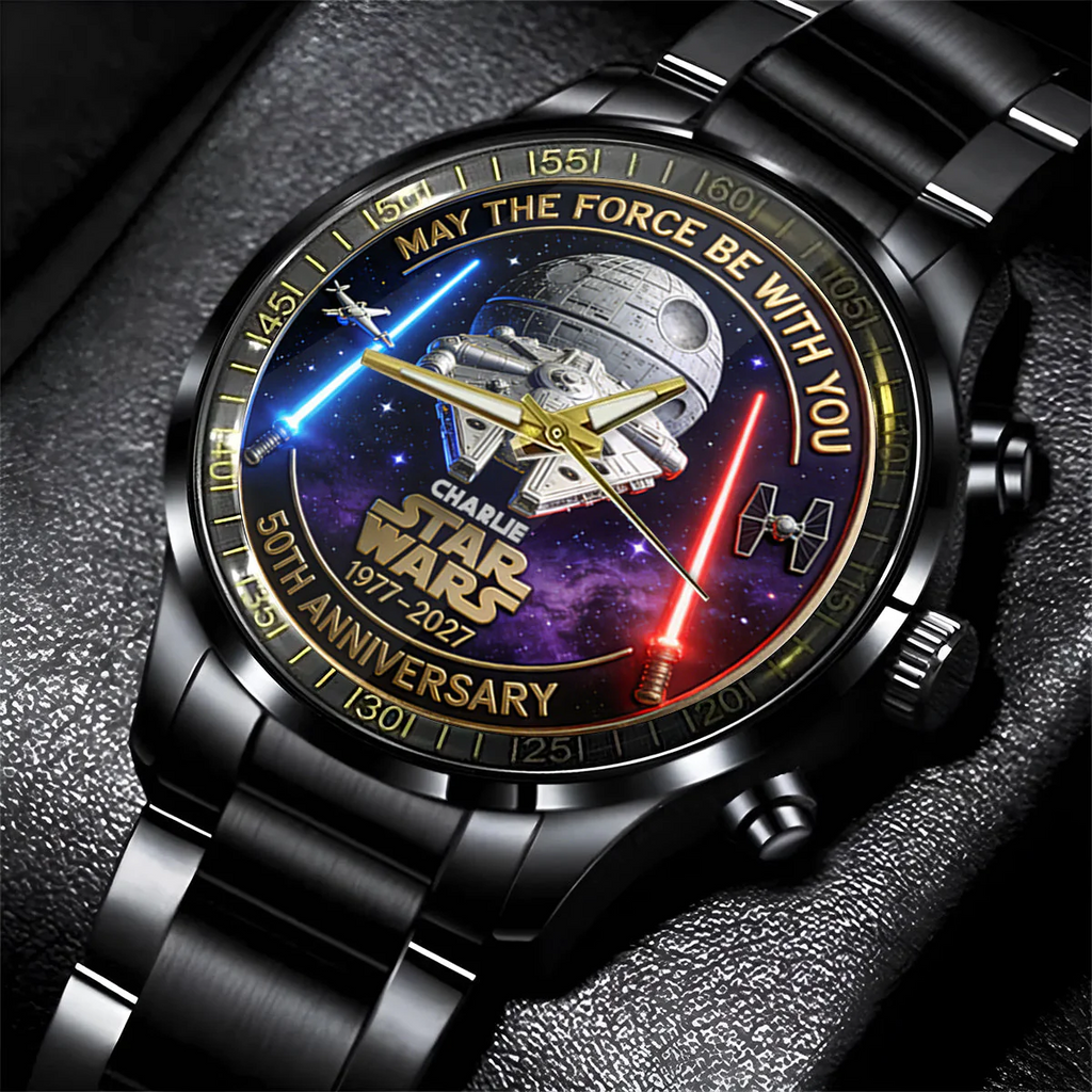 50th Anniversary - Personalized The Force Hand Watch