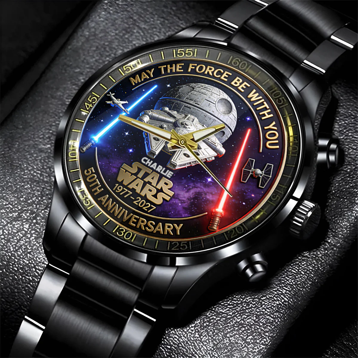 50th Anniversary - Personalized The Force Hand Watch