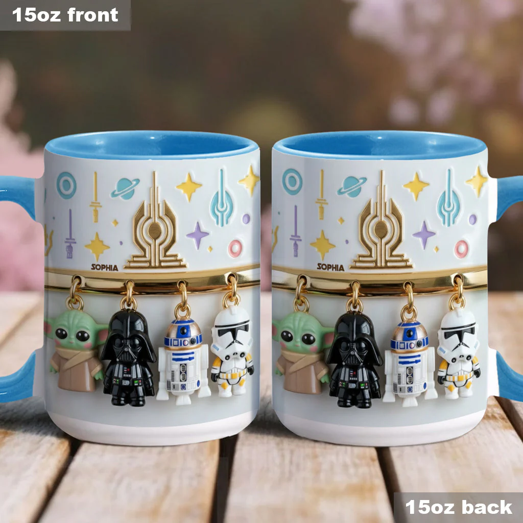 The Galaxy 2 - Personalized The Force Accent Mug