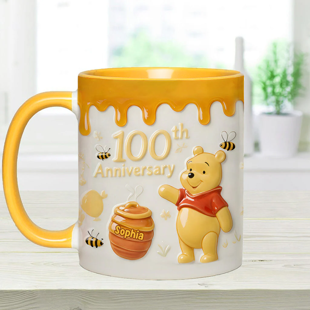 Honey Bear 100th Anniversary - Personalized Accent Mug