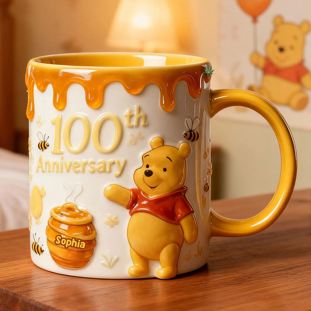 Honey Bear 100th Anniversary - Personalized Accent Mug
