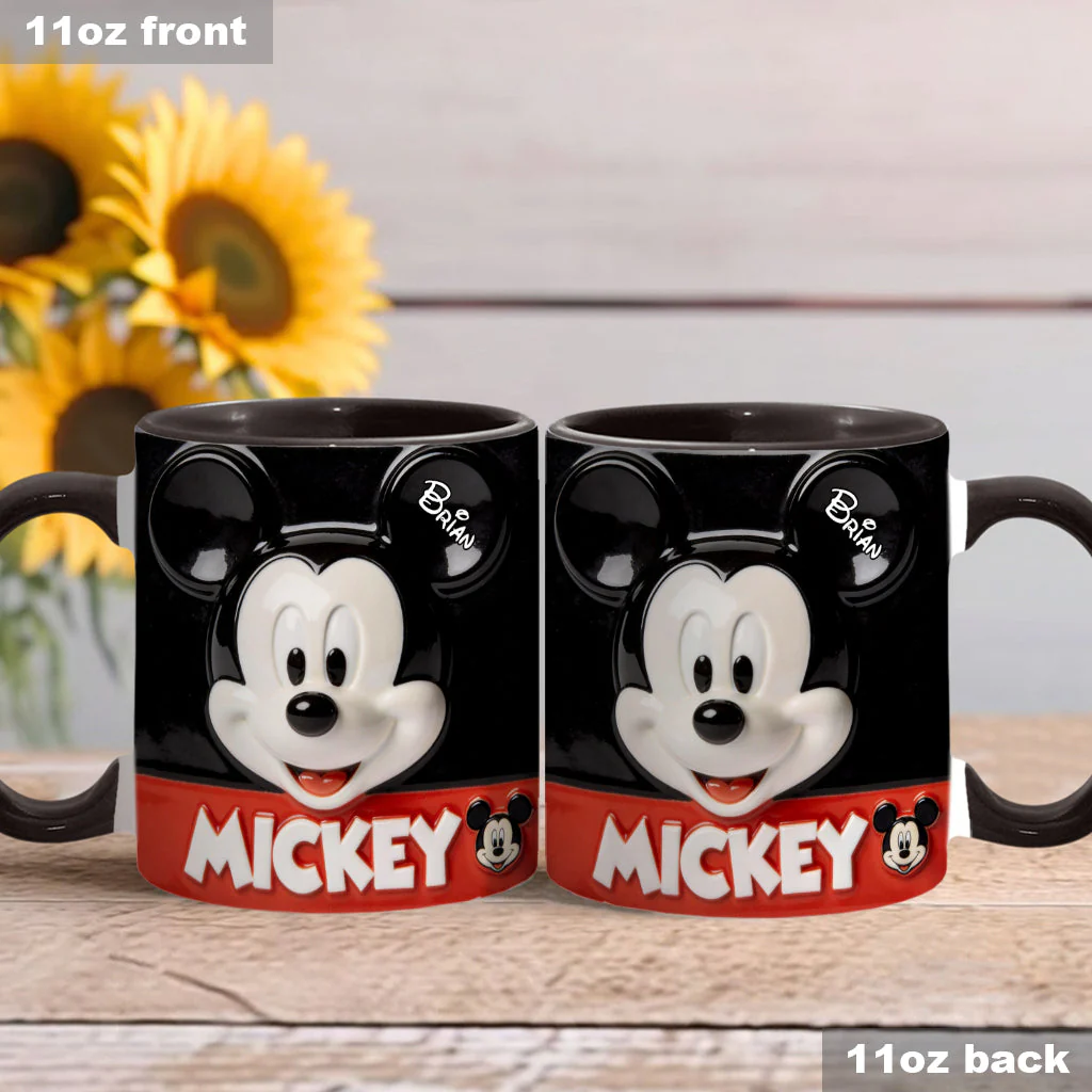 Big Ears Friend - Personalized Mouse Accent Mug