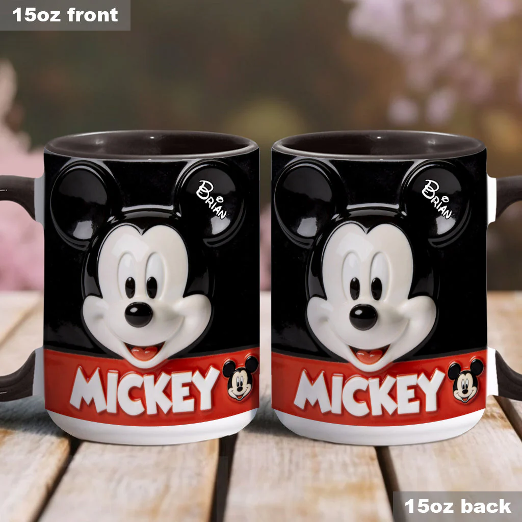 Big Ears Friend - Personalized Mouse Accent Mug