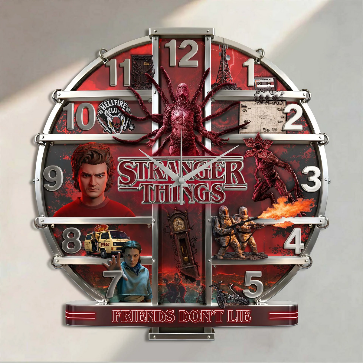 One Last Adventure 3D Visual Effect Acrylic Wall Clock