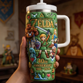 Adventurous 40th Anniversary Tumbler - Personalized Gifts