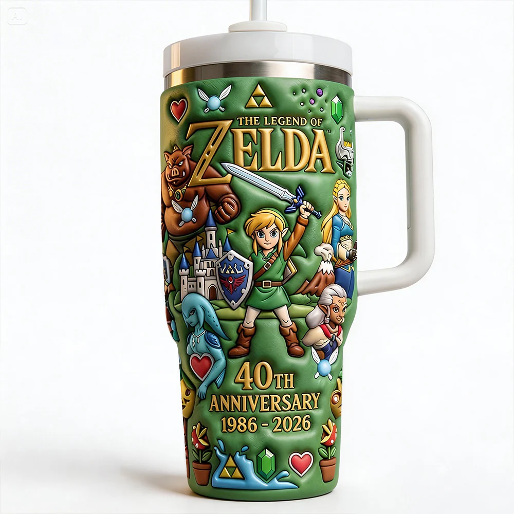 Adventurous 40th Anniversary Tumbler - Personalized Gifts