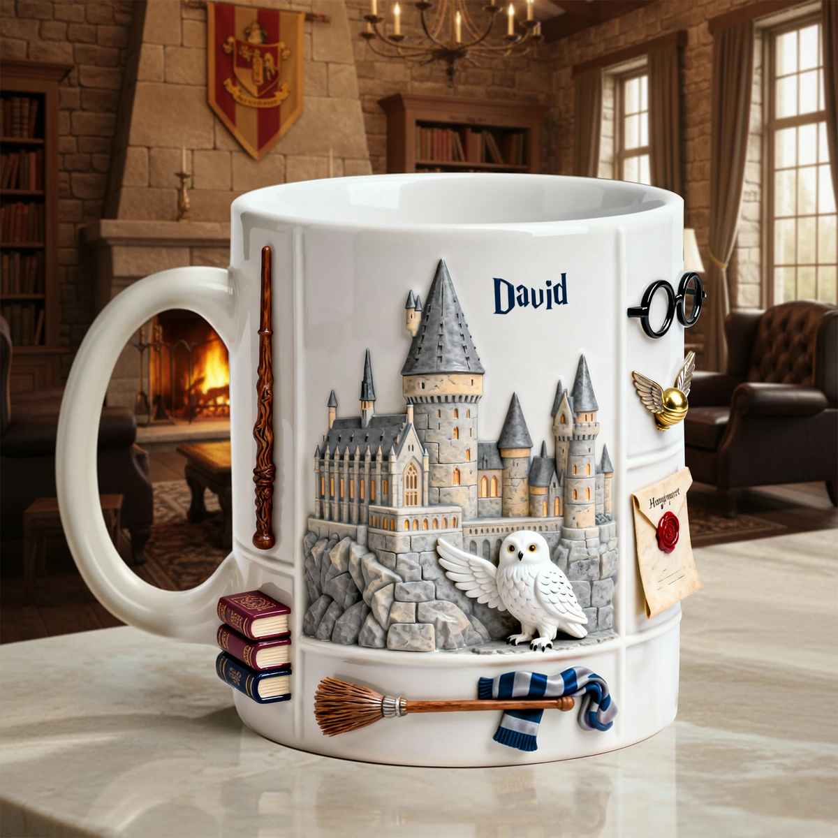 Epic Castle Coffee Mug - Personalized Gift For Fantasy Lovers